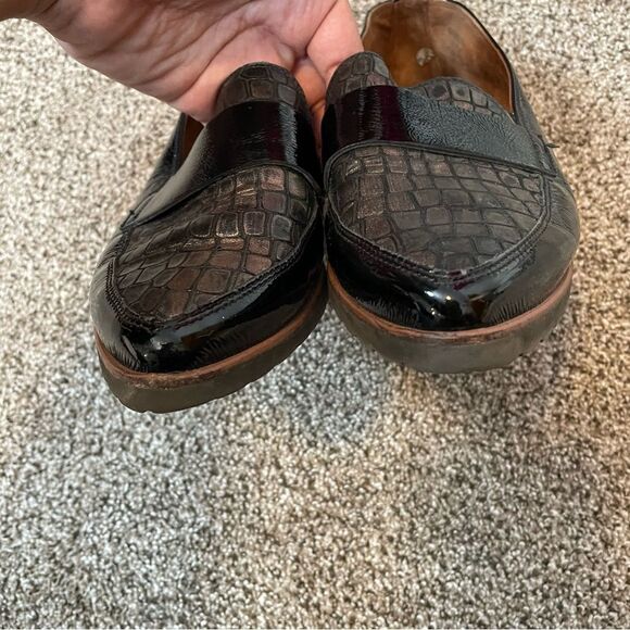 PAUL GREEN Dara Crocodile embossed leather with a copper rub look US 6.5 - Picture 4 of 7